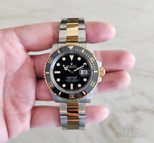 勞力士潛航者m126613ln-0002間金黑水鬼41MM VS廠復刻表