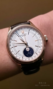 勞力士 切利尼 m50535-0002 月相 藍游絲 39mm