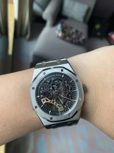 新品愛彼THB廠41MM皇家橡樹系列15407ST.OO.1220ST.01鏤空表盤腕表