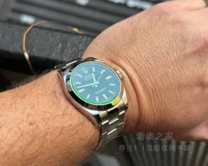 勞力士 Milgauss m116400gv-0002藍盤 綠玻璃 VS 一體機芯 40mm